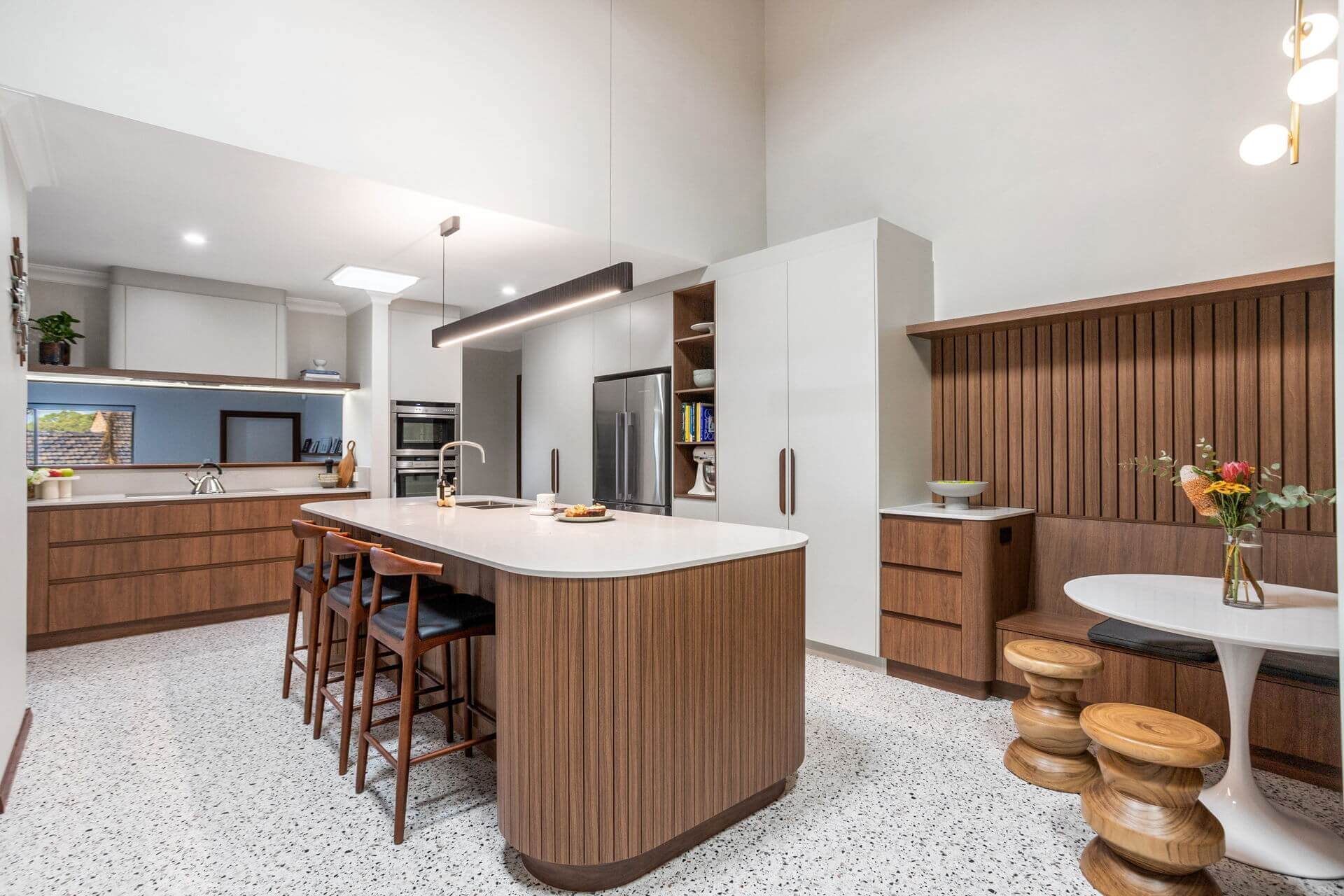 Mid-Century-inspired kitchen in Duncraig